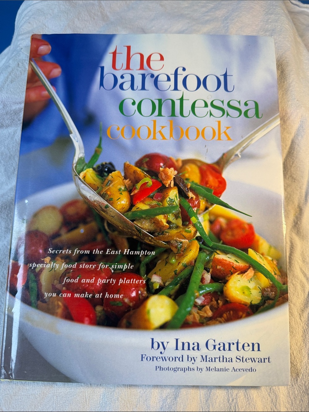 The Barefoot Contessa Cookbook by Ina Garten - Colorful Food Cover